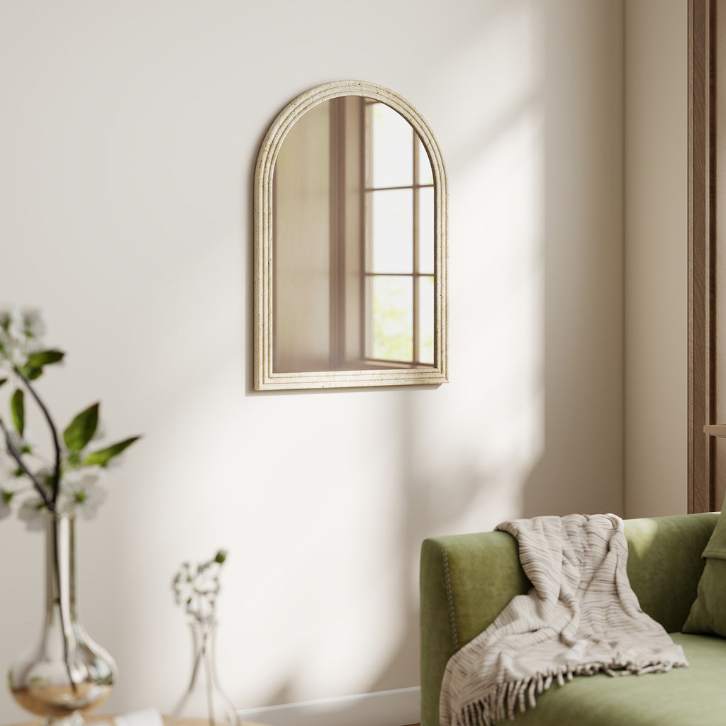 Miroir arche effet pierre — 50 × 70 cm — vue 9
