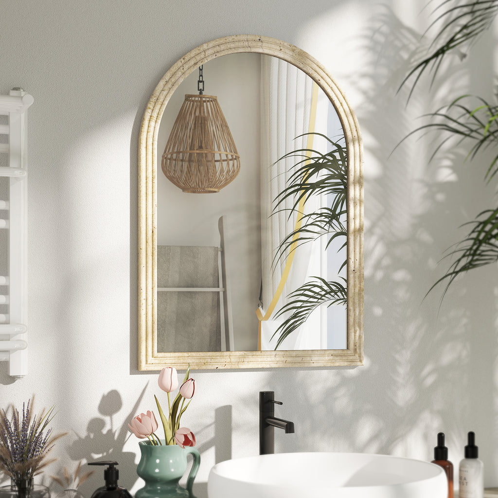 Miroir arche effet pierre — 50 × 70 cm — vue 2
