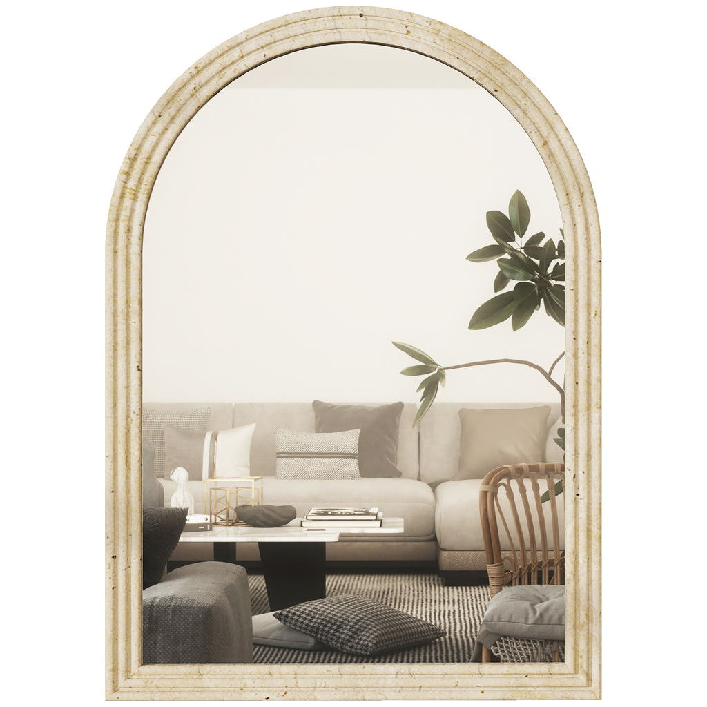 Miroir arche effet pierre — 50 × 70 cm — vue 1