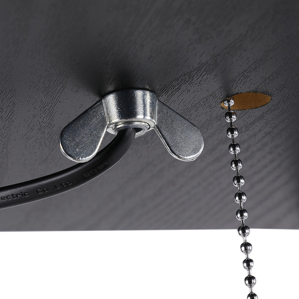 Lampadaire étagère 160 cm — noir — photo 9