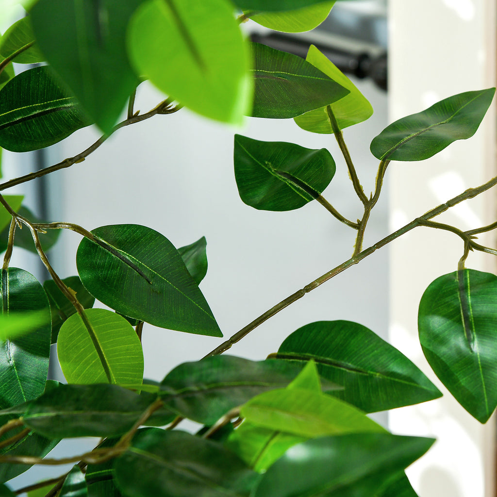 Lot de 2 ficus artificiels avec pot — 1,50 m — vue 8