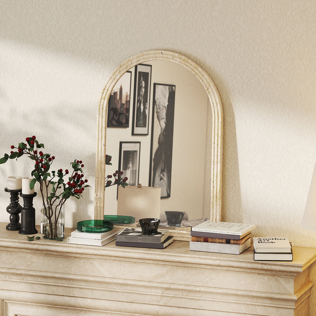 Miroir arche effet pierre — 50 × 70 cm — vue 8