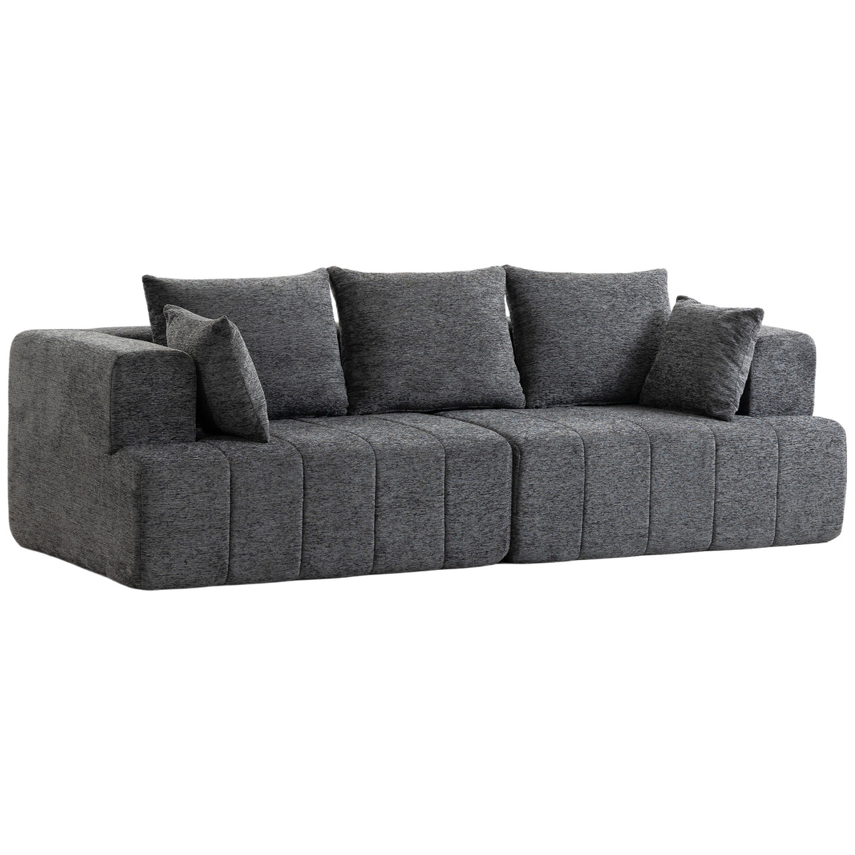 Canapé 3 places en chenille — 248 cm — vue 1